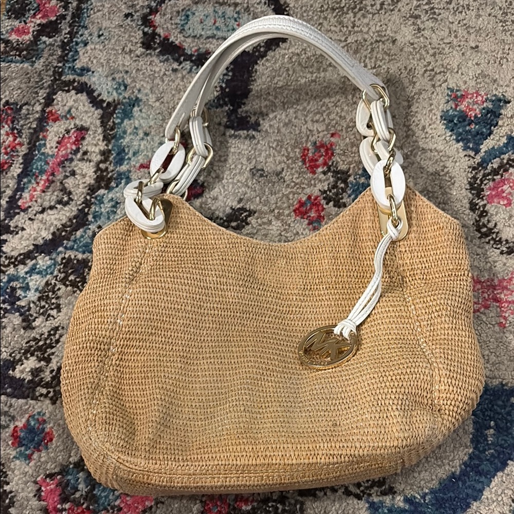 MICHAEL Michael Kors straw Shoulder Bag